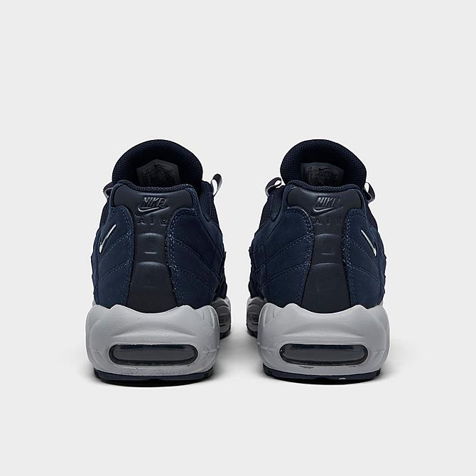 Left view of Men's Nike Air Max 95 Casual Shoes in Obsidian/White/Wolf Grey Click to zoom