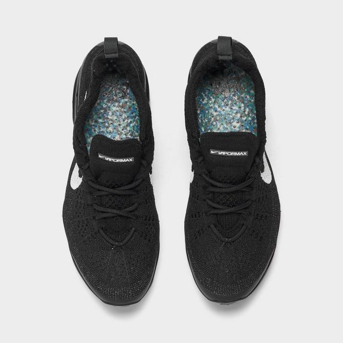 Women's nike air vapormax deals flyknit running shoes black