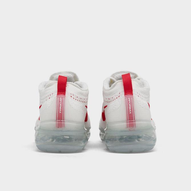 Vapormax flyknit cheap white red