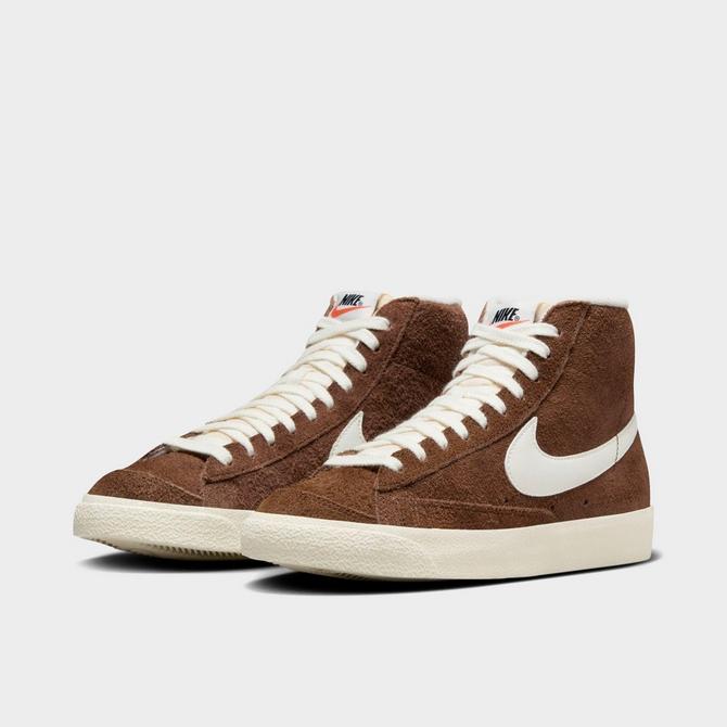 Nike blazer hot sale brown suede