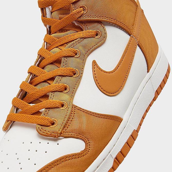 Front view of Nike Dunk High Retro Casual Shoes in Monarch/Monarch/Sail Click to zoom