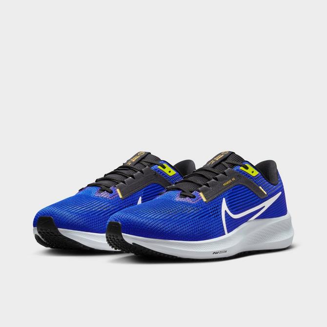 NIKE Air Zoom Pegasus 40 Wide, Sneaker Hombre, Black/White-Iron