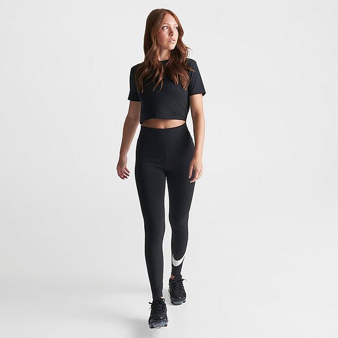White Mark High-Waist Reflective Piping Fitness Leggings - ShopStyle
