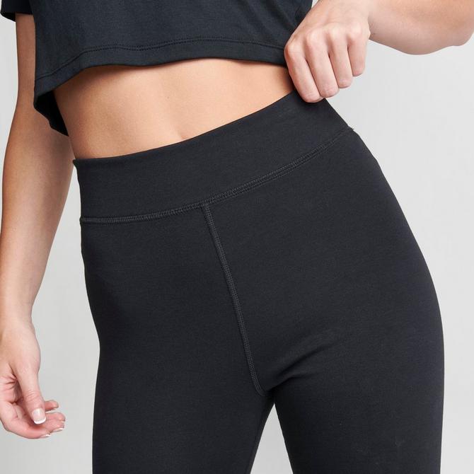 Nike Leggings Womens Medium Black Dri Fit Skinny Essential Embroidered Logo