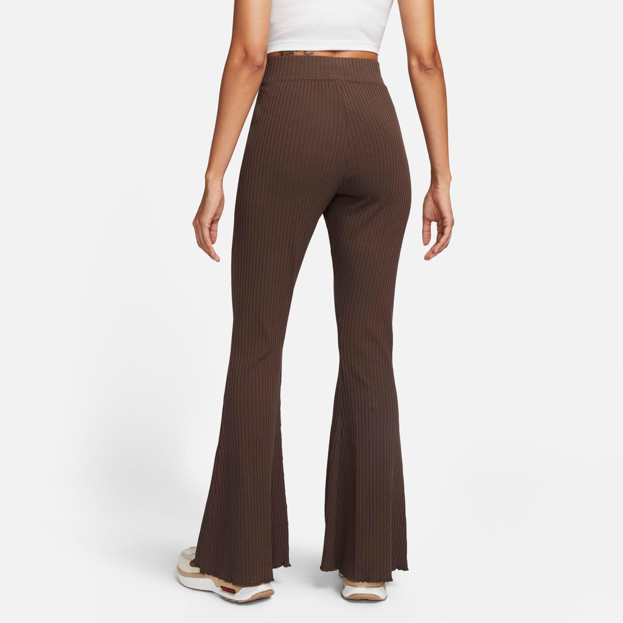 High-rise wide-leg jersey pants