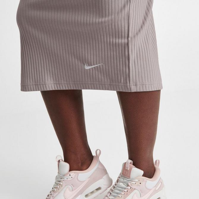 Nike Sportswear Women's High-Waisted Ribbed Jersey Skirt.