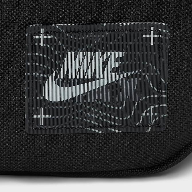 Alternate view of Nike Heritage Air Max Topographic Crossbody Bag in Black/Black/White Click to zoom