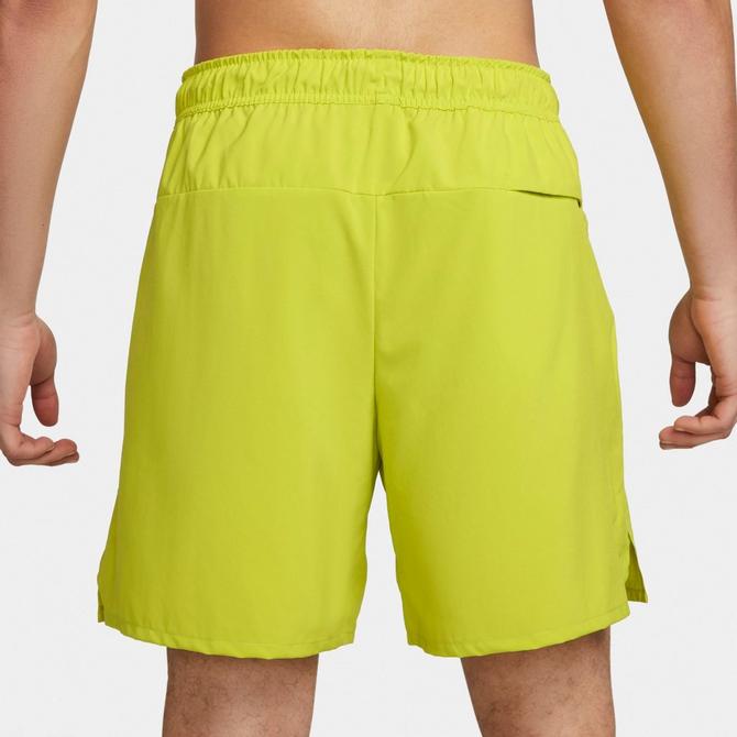 Nike neon small hot sale logo shorts black