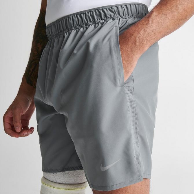 Nike Men's Dri-FIT 9 Challenger Running Shorts - Smoke Gray / Black