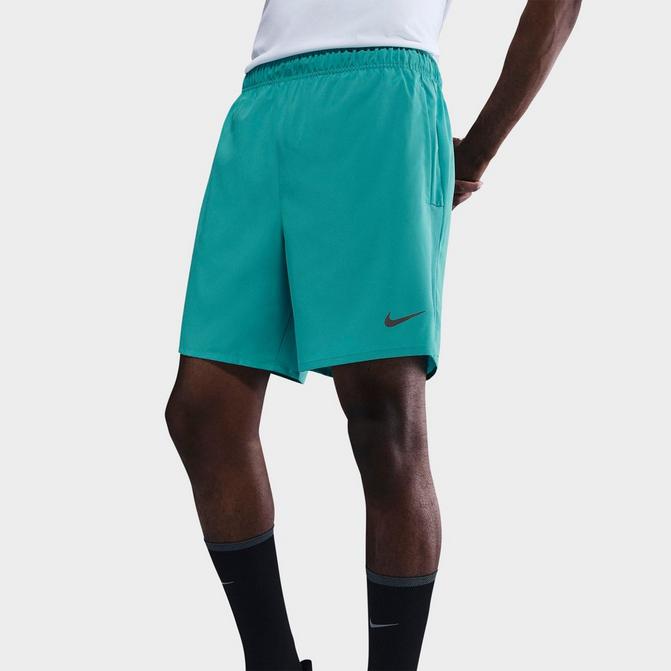 [angle] view of Men's Nike Dri-FIT Challenger 2-In-1 7" Running Shorts in Dusty Cactus/Dusty Cactus/Dusty Cactus Click to zoom