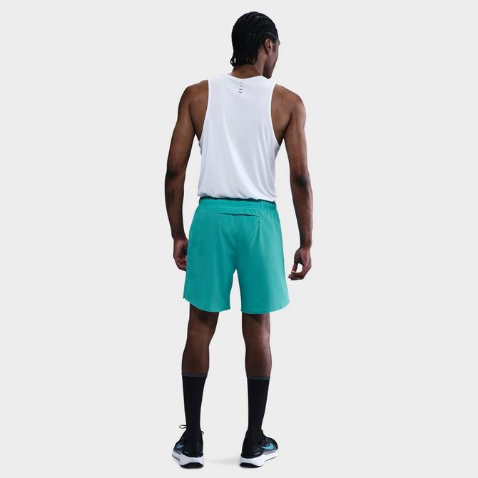 [angle] view of Men's Nike Dri-FIT Challenger 2-In-1 7" Running Shorts in Dusty Cactus/Dusty Cactus/Dusty Cactus Click to zoom