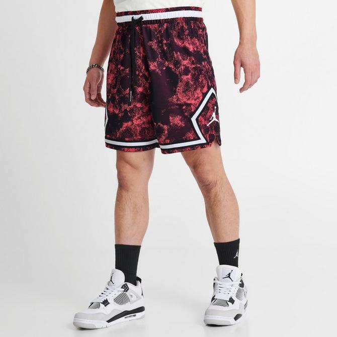 Mens Small Red Puma Basketball Shorts with Zippered Back Pocket