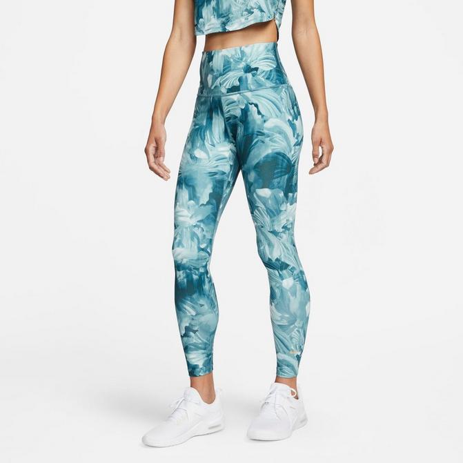 Legíny Nike Dri-FIT One Woen s id-Rise Allover Print Leggings dq6308-367 