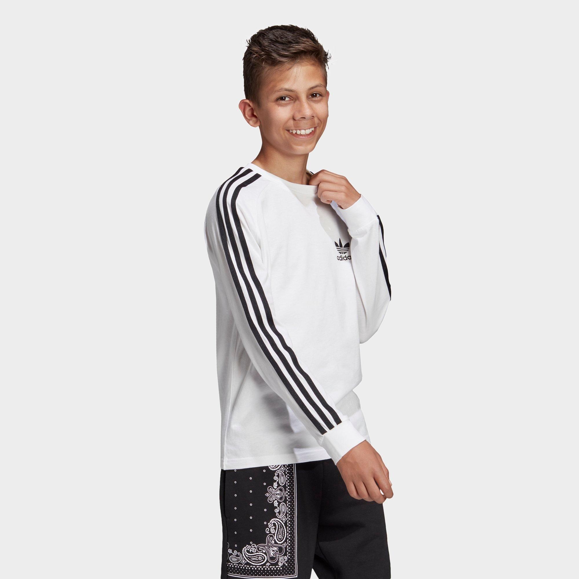 adidas originals three stripe long sleeve