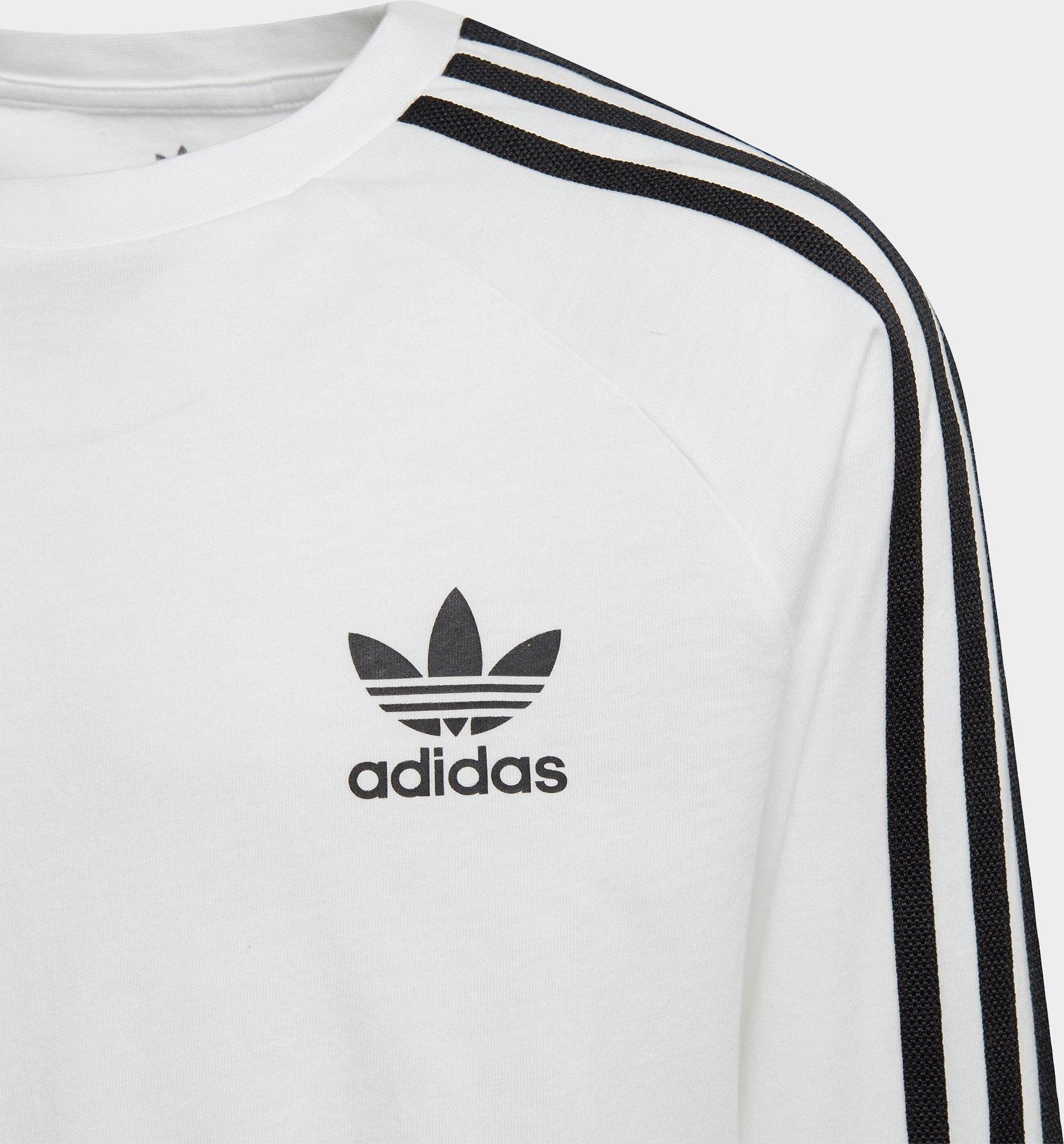 adidas 3 stripe long sleeve