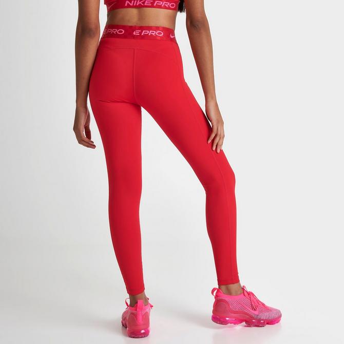 Red nike compression on sale tights