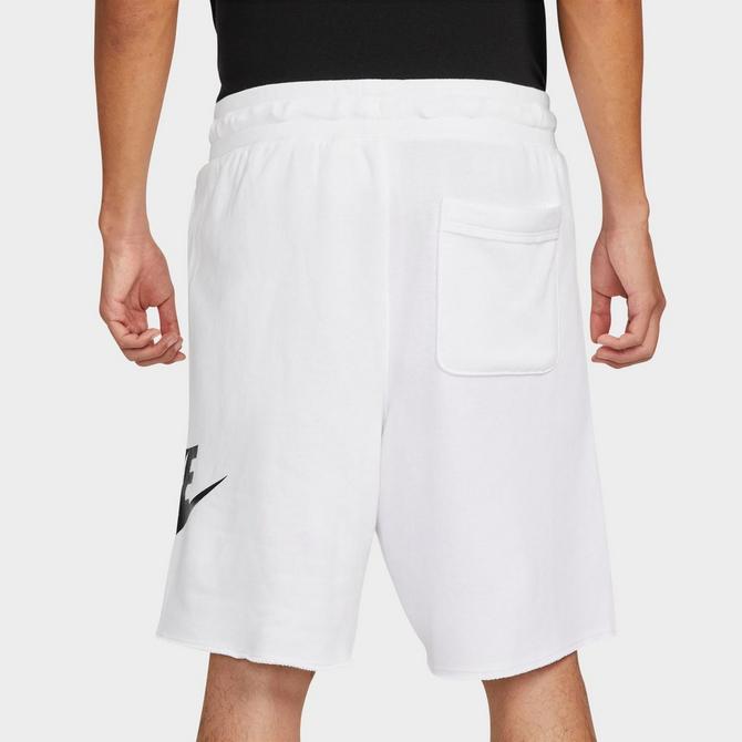 NA-C42 (Nike club alumni mens french terry shorts dark grey heather/wh –  Otahuhu Shoes