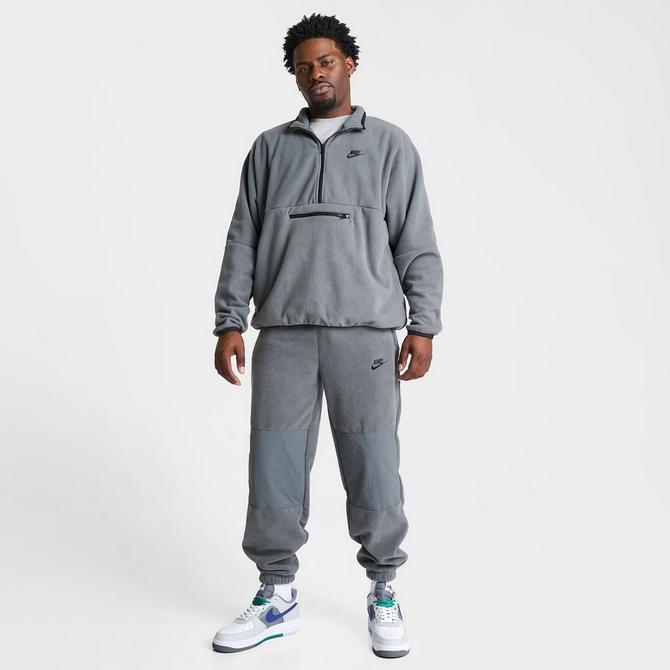 Grey tech fleece online top