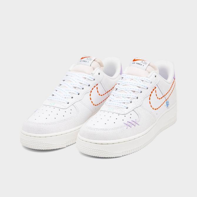 white air force 1 coloured tick
