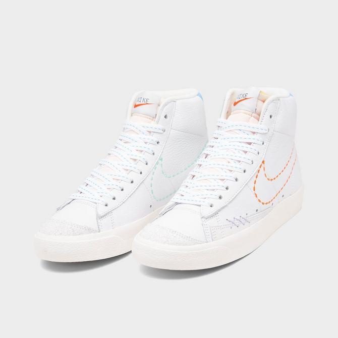 nike blazer mid 77 green and white