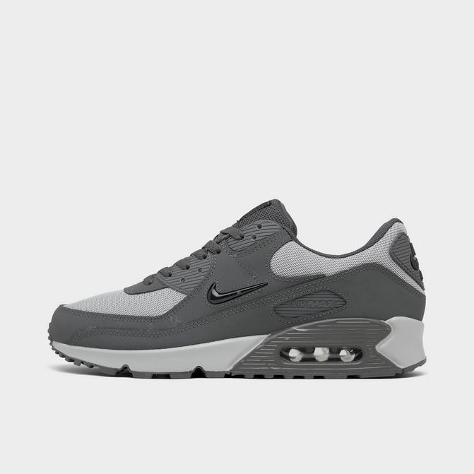 Grey nike shoes sales with black swoosh