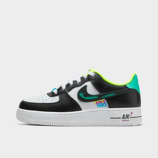  Nike Boy's Air Force 1 Lv8 Utility (Big Kid) Black