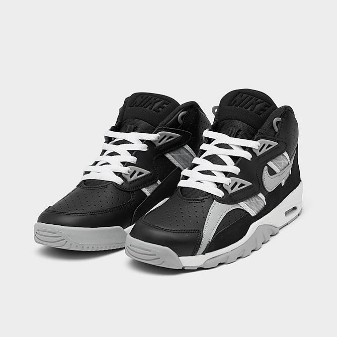 Big Kids Air Trainer SC Casual Shoes in Black/Black Size 4.5 Leather Finish Line Shoes Flat Shoes Casual Shoes 