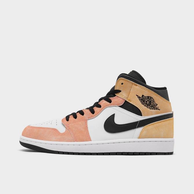 women's air jordan retro 1 mid se casual shoes