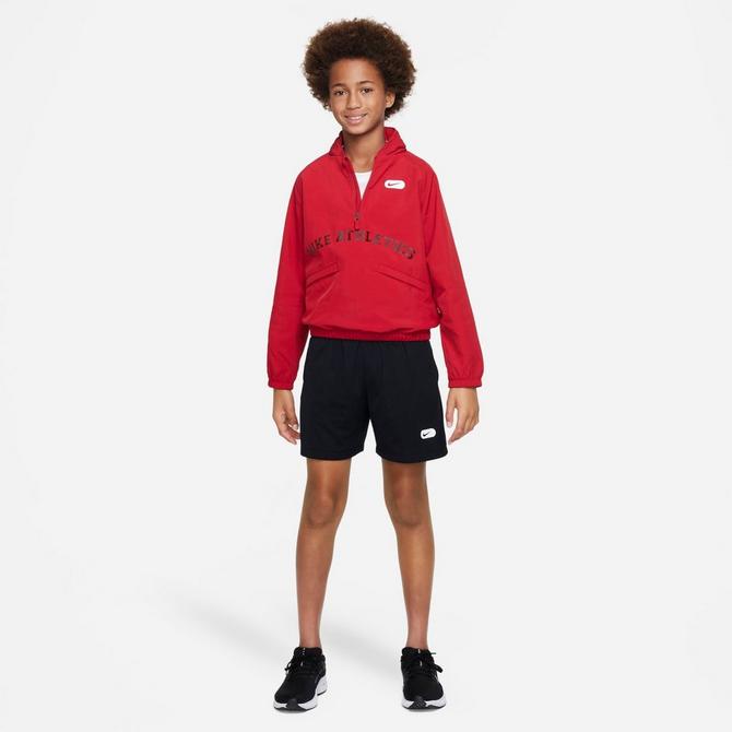 Nike Red Jersey Logo Woven Training Shorts With Pockets