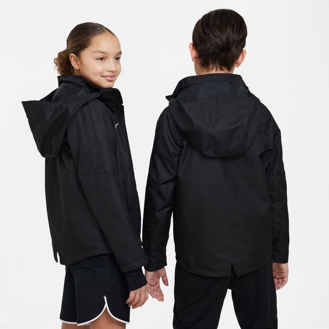 Nike Storm Fit Academy Big Kids Soccer Rain Jacket in Black Size Small DX5494 010
