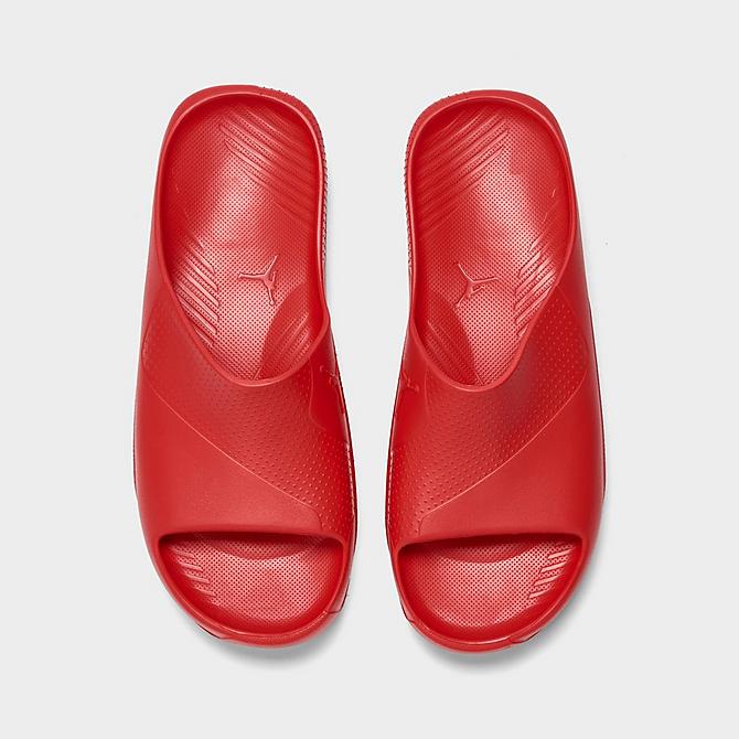 Back view of Men's Jordan Post Slide Sandals in University Red/University Red Click to zoom