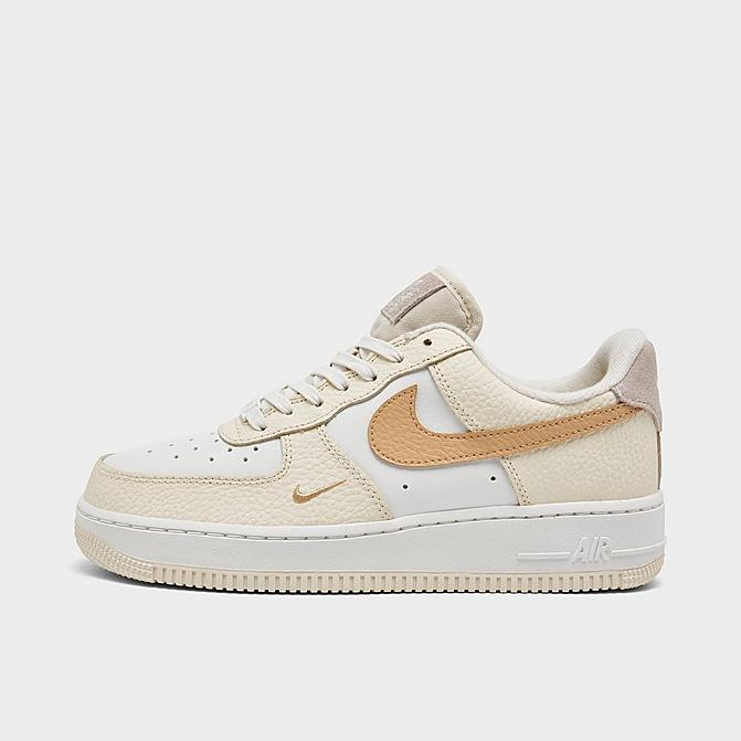 Right view of Women's Nike Air Force 1 '07 SE Casual Shoes in Coconut Milk/Light Bone/Summit White/Sesame Click to zoom