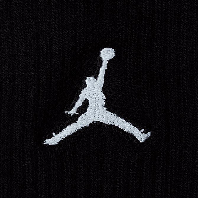 Alternate view of Men's Jordan Everyday Crew Socks (3-Pack) in Black Click to zoom
