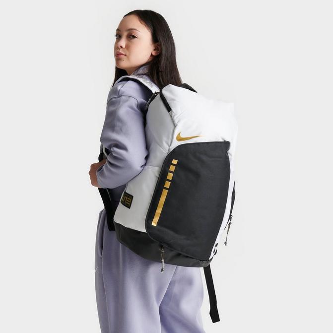 Nike hoops elite hot sale backpack white