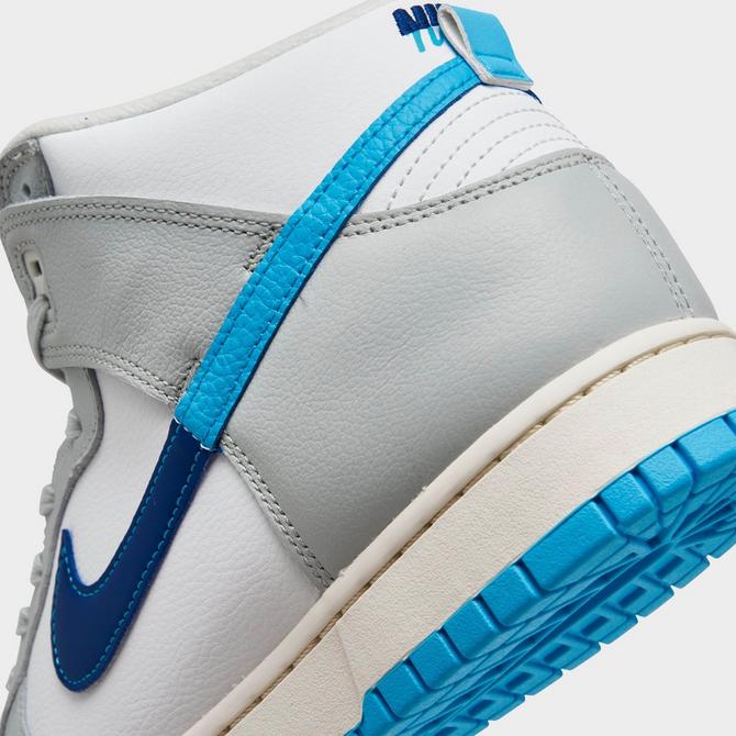 Nike Sportswear NIKE DUNK HIGH SE (GS) - High-top trainers - summit  white/baltic blue/deep royal blue/light silver/white 