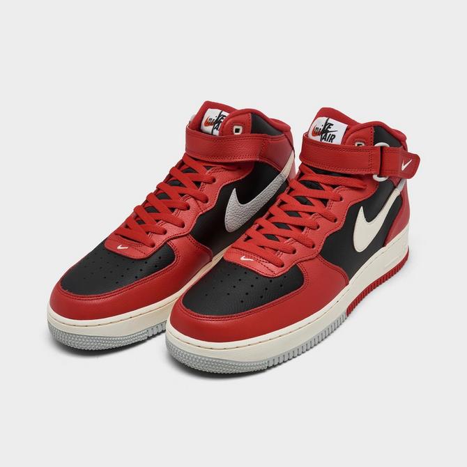 Nike Men's Air Force 1 '07 LV8 1 Casual Shoes in Red Size 9.5