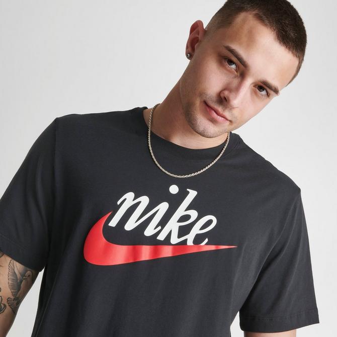 Men\'s Nike Sportswear Script Finish Line Futura T-Shirt| Logo