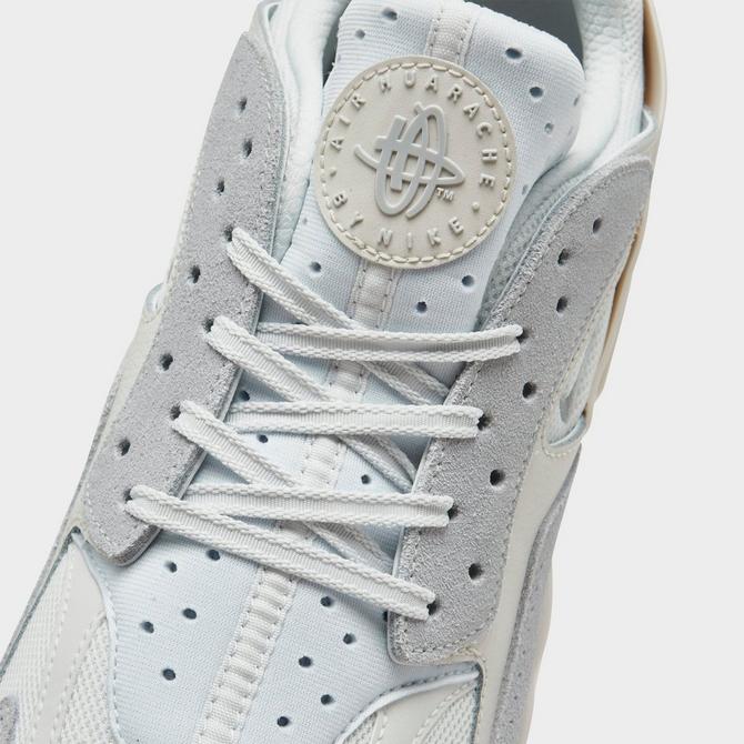 nike air huarache white with design shoes