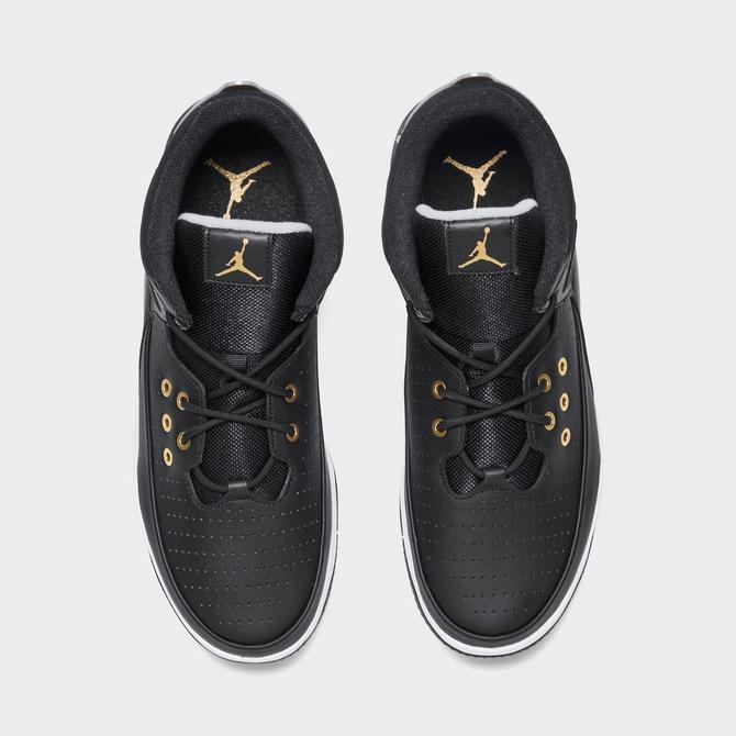 White black and gold best sale 5s jordans