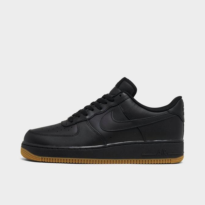 Pre-owned Men's Air Force 1 '07 Lv8 Black Gold White Swoosh | Size 9.5 |  Da8481 001