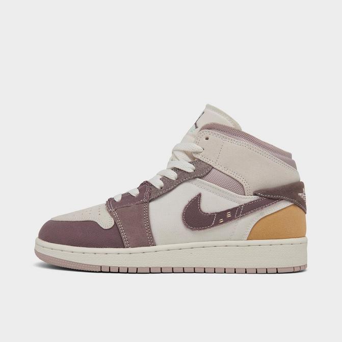 Big Kids' Air Jordan Retro 1 Mid SE Craft Casual Shoes| Finish Line