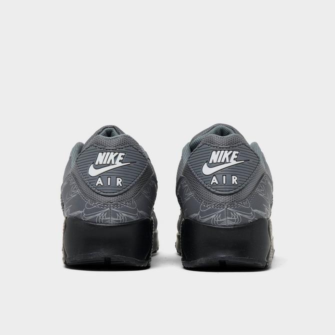 Air max 90s hot sale black and grey