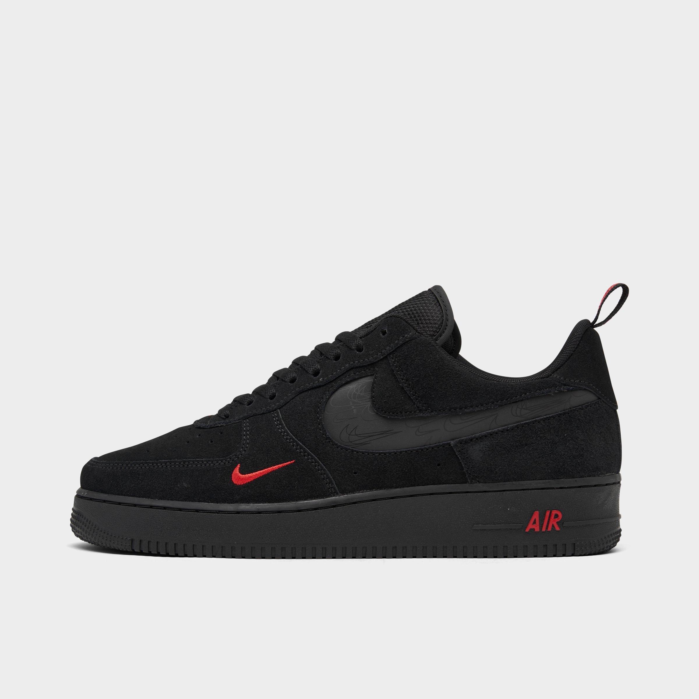 Mens Nike Air Force 1 07 LV8 SE Reflective Swoosh Suede Casual Shoes