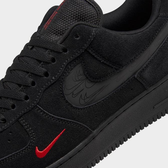 Buy Air Force 1 '07 LV8 'Reflective Swoosh - Black Crimson' - DZ4514 001