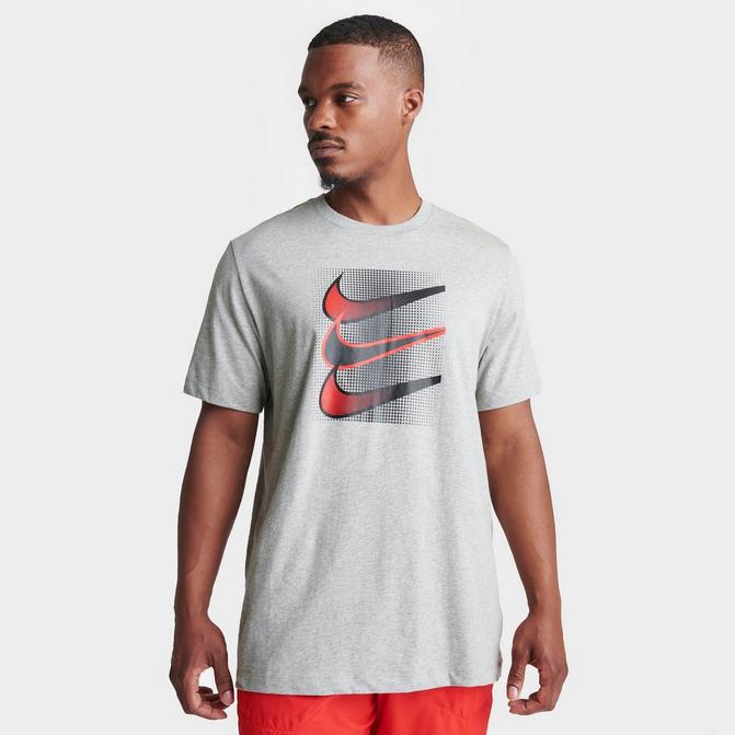 prins leveren verkwistend Men's Nike Sportswear Triple Swoosh Graphic T-Shirt| Finish Line