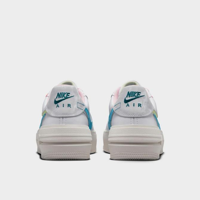 Nike Air Force 1 PLT.AF.ORM Sneakers in Sail White and Baltic Blue