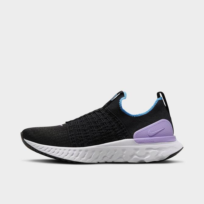 Nike women's epic phantom react 2025 flyknit running sneakers from finish line