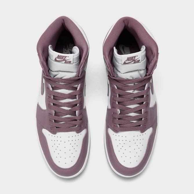 Purple and deals white jordans