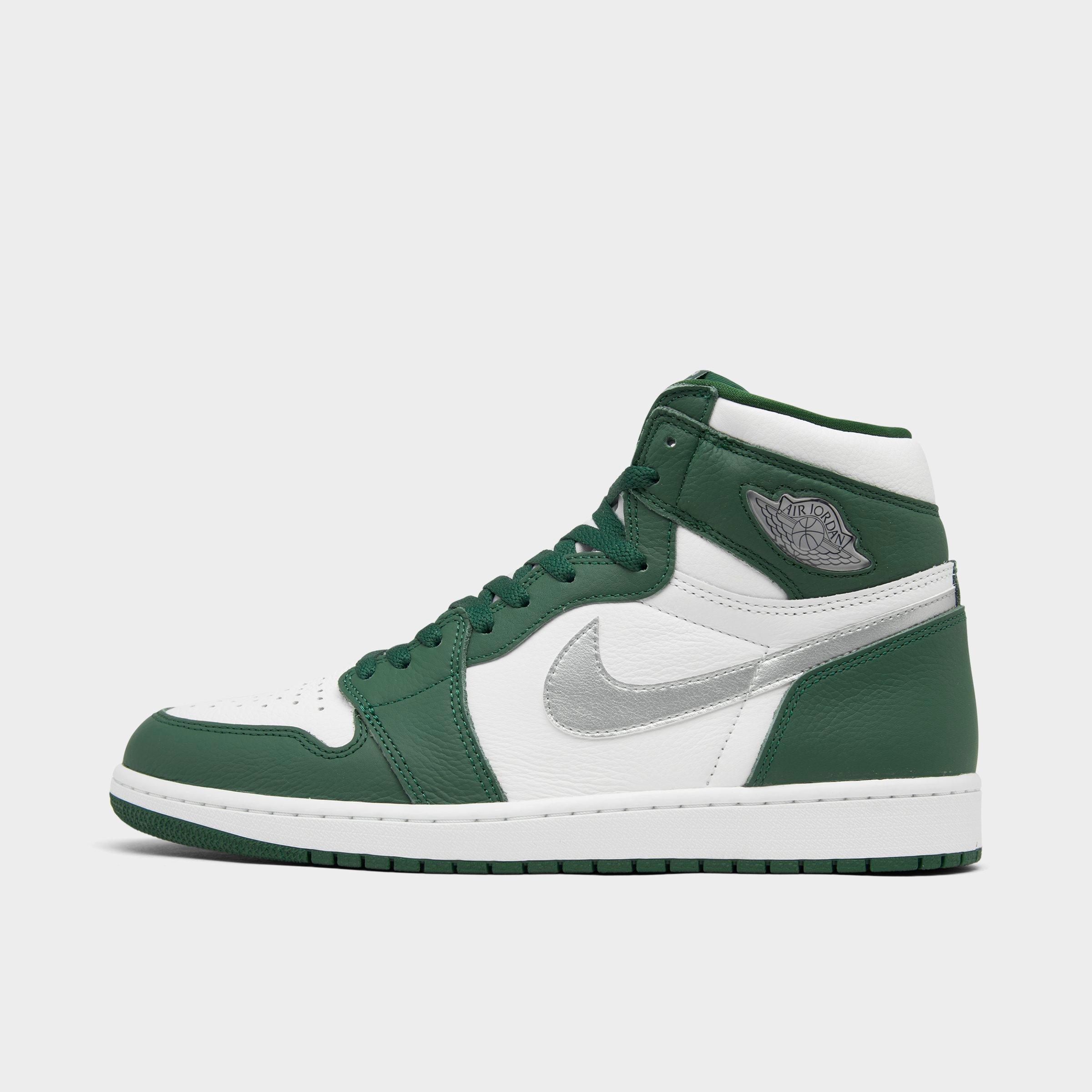 finish line jordan 1 pine green