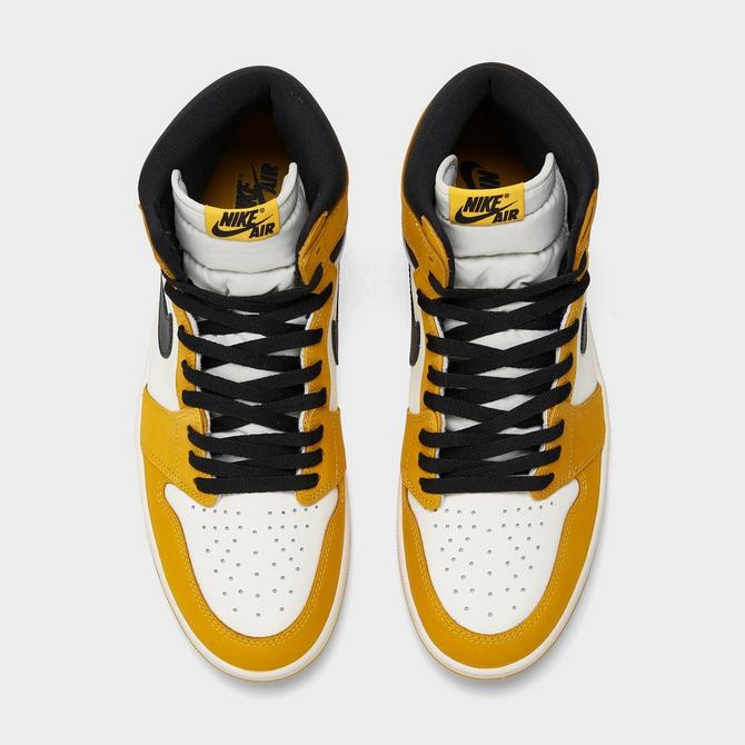 Black and gold jordans finish line online